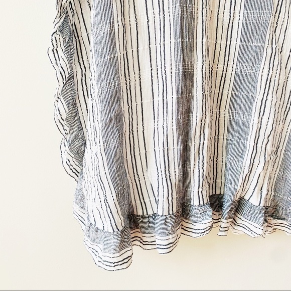 BCBGMaxAzria | Dove Ruffled Kaftan Dress Medium - Picture 6 of 7